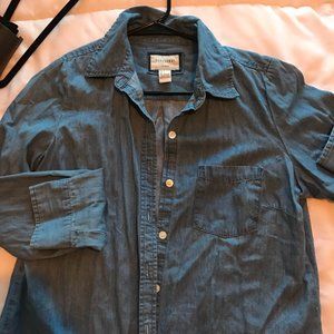 Denim Cardigan Button Up